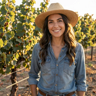 Sadie, 29, Hill Country vineyard manager and goat rancher from Fredericksburg on a Texas farmers dating site