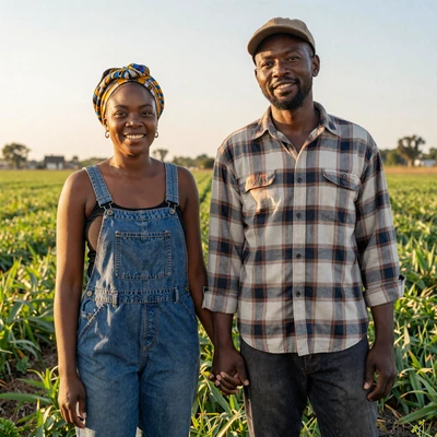 Jada and Darnell, Mississippi Black farming couple engaged in 2026