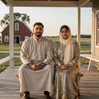 Yusuf and Layla, Muslim American couple married in rural Iowa 2026