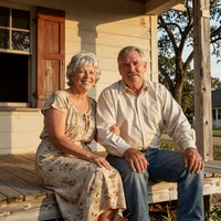 Ramona and Eugene, eastern Arkansas Delta widow and widower who met on a country dating site