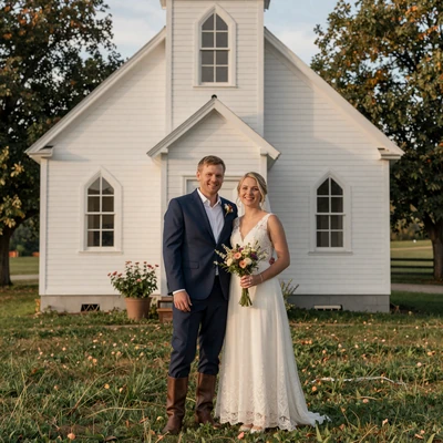 Ingrid and Anders, Minnesota farm couple married after meeting on KristinatLove