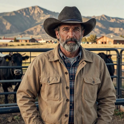 Avi, 52, Jewish cattle rancher and widower in Park County Colorado