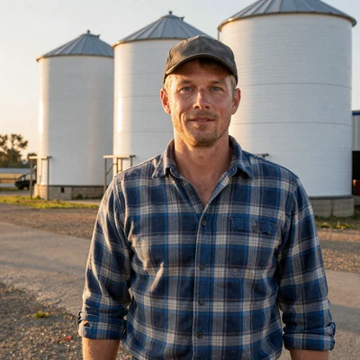 Derek, 34, O&rsquo;Brien County Iowa corn and hog farmer on a farmer dating site