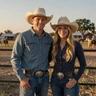 Jeffrey and Brittany, South Texas ranch couple who met on a farmer dating community