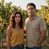 Rosa and Giuseppe, Italian American vineyard couple from the Finger Lakes together in 2026