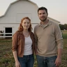 Maeve and Patrick, Irish American farming couple engaged in western New York in 2026