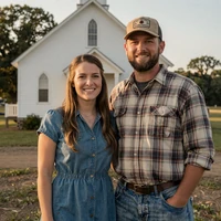 Megan and Tanner, Indiana farm couple married after meeting on KristinatLove
