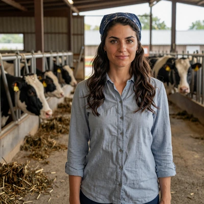 Miriam, 36, Jewish organic dairy farmer in Lancaster County Pennsylvania