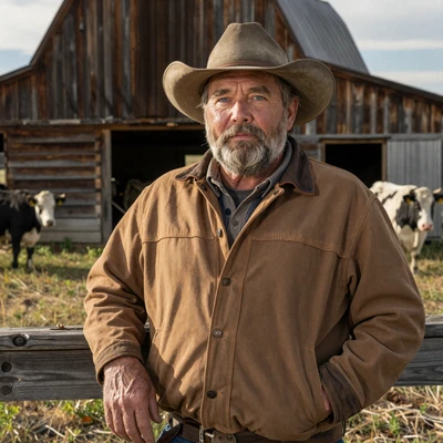 Hank, 54, Lewistown Montana cattleman and hay operator and widower on a rancher dating site