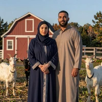 Sarah and Ibrahim, Muslim American couple engaged on Maine homestead 2026