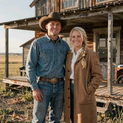 Cal and Bailey, eastern Montana rancher and Flathead teacher who met on KristinatLove and married after bridging 580 miles