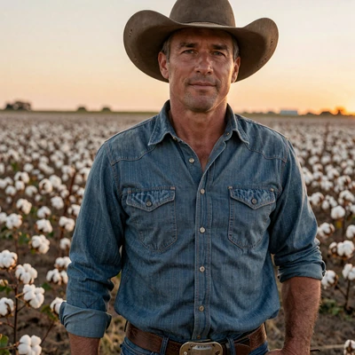 James, 51, cotton and cattle agribusiness owner in Hale County Texas