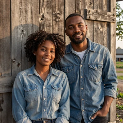 Deja and Malik, Black farming couple from Alabama and Georgia, together since 2025