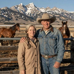 Duane and Ruby, central Montana widow and widower ranchers who courted across two hours of highway and now run two ranches as one family