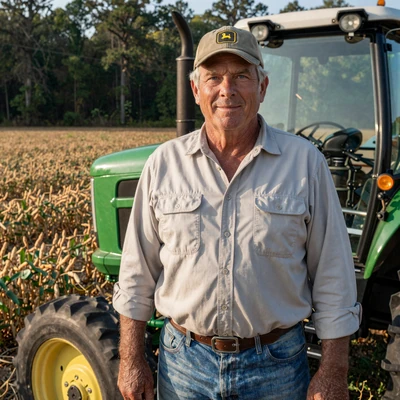 Earl, 58, Dothan Alabama Wiregrass peanut farmer and widower on a rural Christian dating site