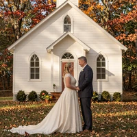 Rhonda and Delmar, North Carolina farm couple married at a country Baptist church after meeting on KristinatLove