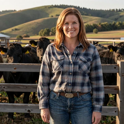 Rebecca, 41, West Plains Missouri Ozarks cow-calf rancher and widow on a country dating site